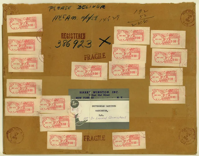 The registered-mail donation
