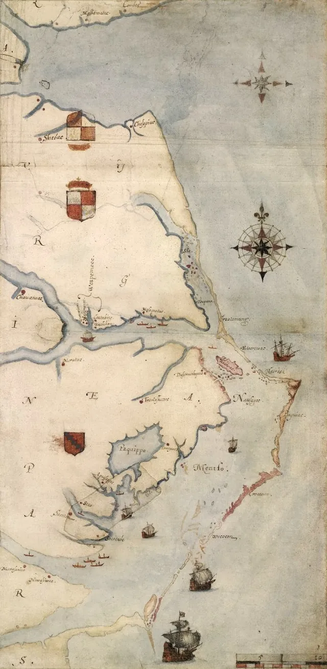 John White's map